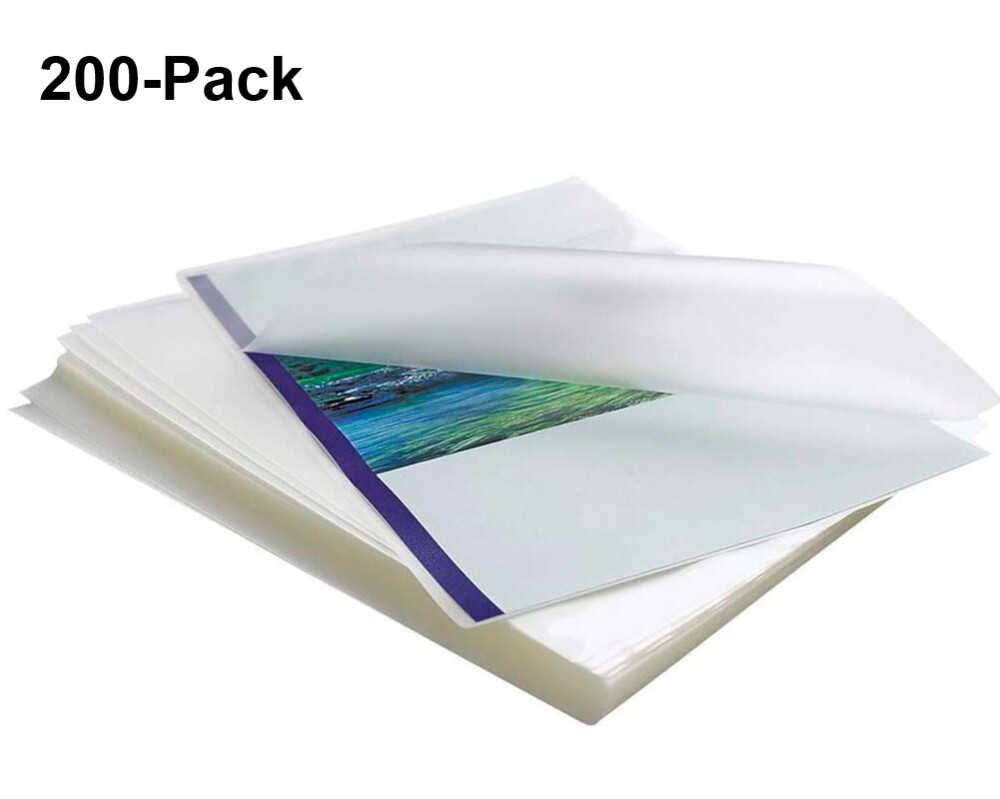 200Pack Clear Thermal Laminating Pouches 9x11.5 Sheets 3 Mil Letter Size Plastic