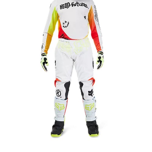 FOX RACING - 180 HELLO FUTURE PANTS WHITE SIZE 36 - Picture 3 of 4