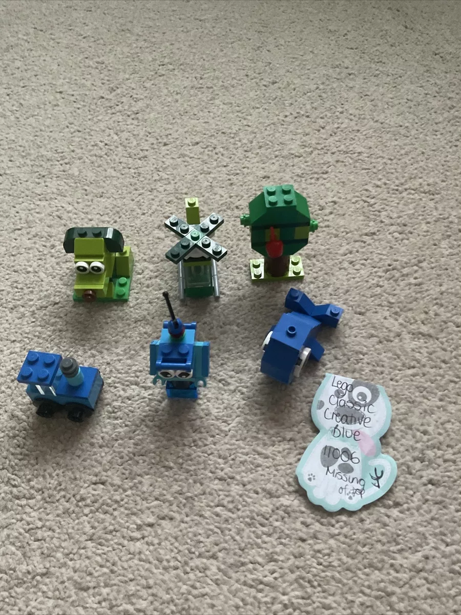 Lego Classic Creative Green Bricks 11007 Creative Blue Bricks