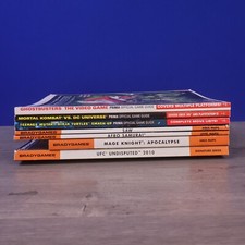 Lot of 7 Video Game Strategy Guides Bradygames Prima Mortal Kombat UFC Saw TMNT