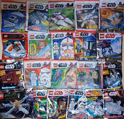 Lego Star Wars Polybag Paperbag  Minifiguren und Raumschiffe zur Auswahl