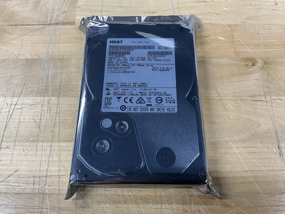 HGST HUA722010CLA330 Ultrastar 1TB 7.2K RPM SATA 3Gb/s 32MB 3.5" Hard Drive - Image 4 of 4