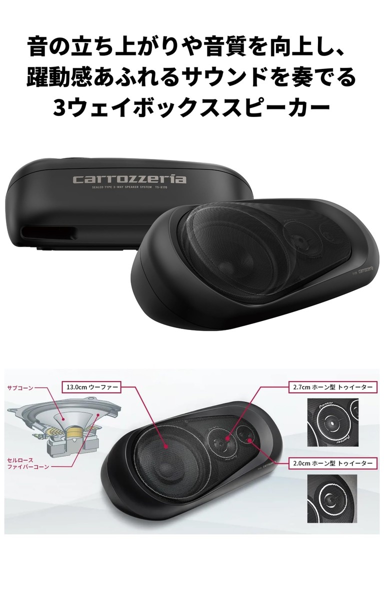 carrozzeria スピーカーTS-A70 Carrozzeria Speaker bantal Model ts-a7 & ts-a70 Berminat