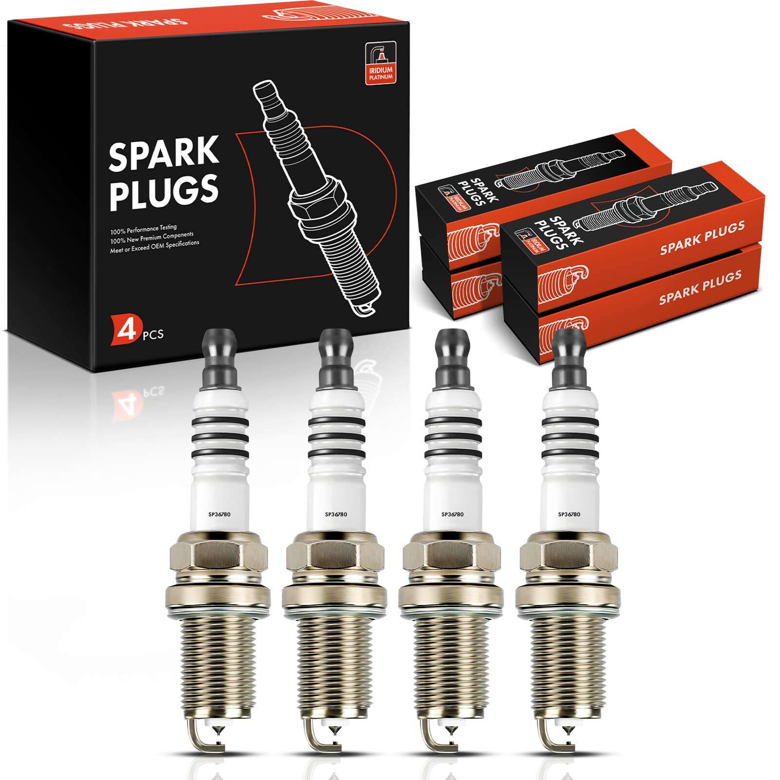 4x Iridium  Platinum Spark Plugs for Honda Trx680Fga Fourtrax Rincon Gpscape