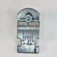 B-LINE B2009 3/4" STD. 1" O.D. PIPE CONDUIT STRUT STRAP CHANNEL