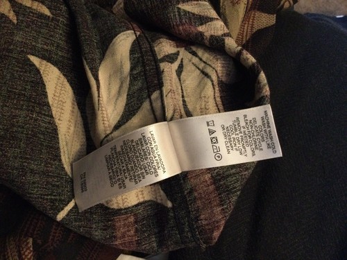 Concepts By Claiborne Short Sleeve Casual Button Down Hawaiian Print VTG XL - Picture 5 of 5