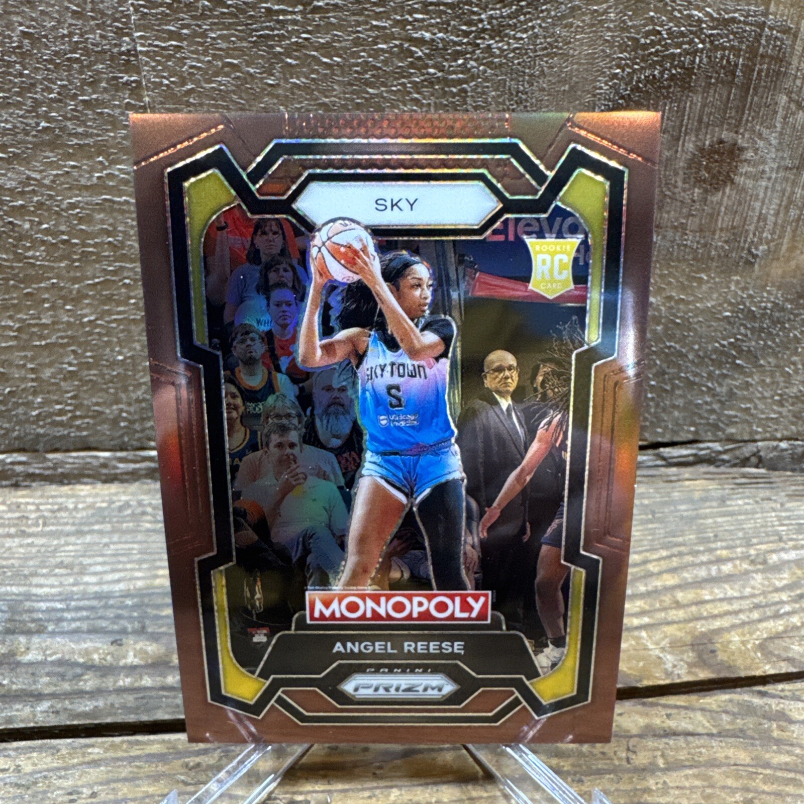 Angel Reese 2024 Panini Prizm WNBA Monopoly Brown /249 Rookie RC Chicago Sky #68