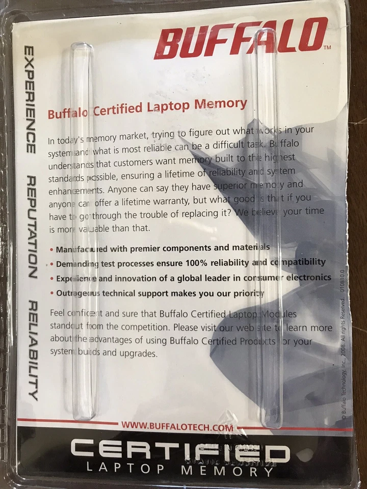 New BUFFALO 512MB 333MHz PC2700S 64MX64 SODIMM RAM Memory - Image 3 of 3