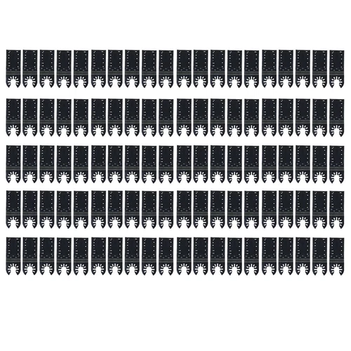 100Pcs Universal Multi Tool Oscillating Saw Blades Quick Release Fit All Models