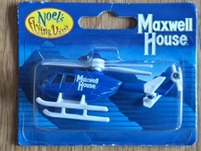 Maxwell House Noels Flying Visit Toy Helicopter Sealed In Blister Pack Vintage