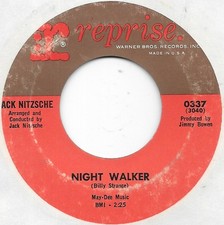 JACK NITZSCHE Night Walker on Reprise 60s garage surf 45 HEAR