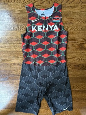 Nike Pro Elite Kenya Team Track & Field Speedsuit Size Men's Large