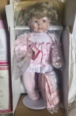 Ashton-Drake Ally Porcelain Doll NIB COA Michele Girard-Kassis 1997 First Issue 