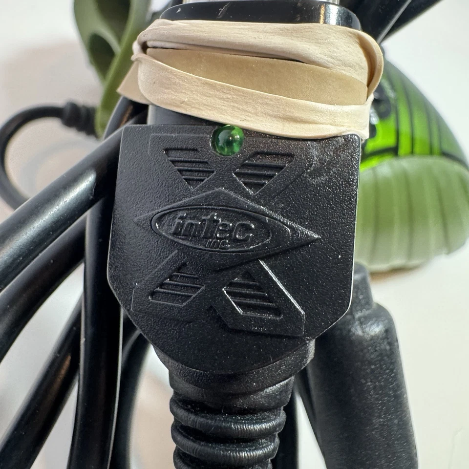 Original Xbox Controller Intec Wired Controller Gamepad 3rd Party Green TESTED - Image 4 of 4