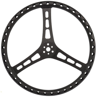#ad #ad JOES Racing Products 13537 B 17quot; FLAT STEERING WHEEL BLACK $127.93