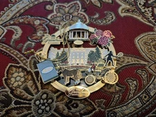 Rare Iconic Greenbrier Resort Hotel 2014 Exclusive Annual Christmas Ornament