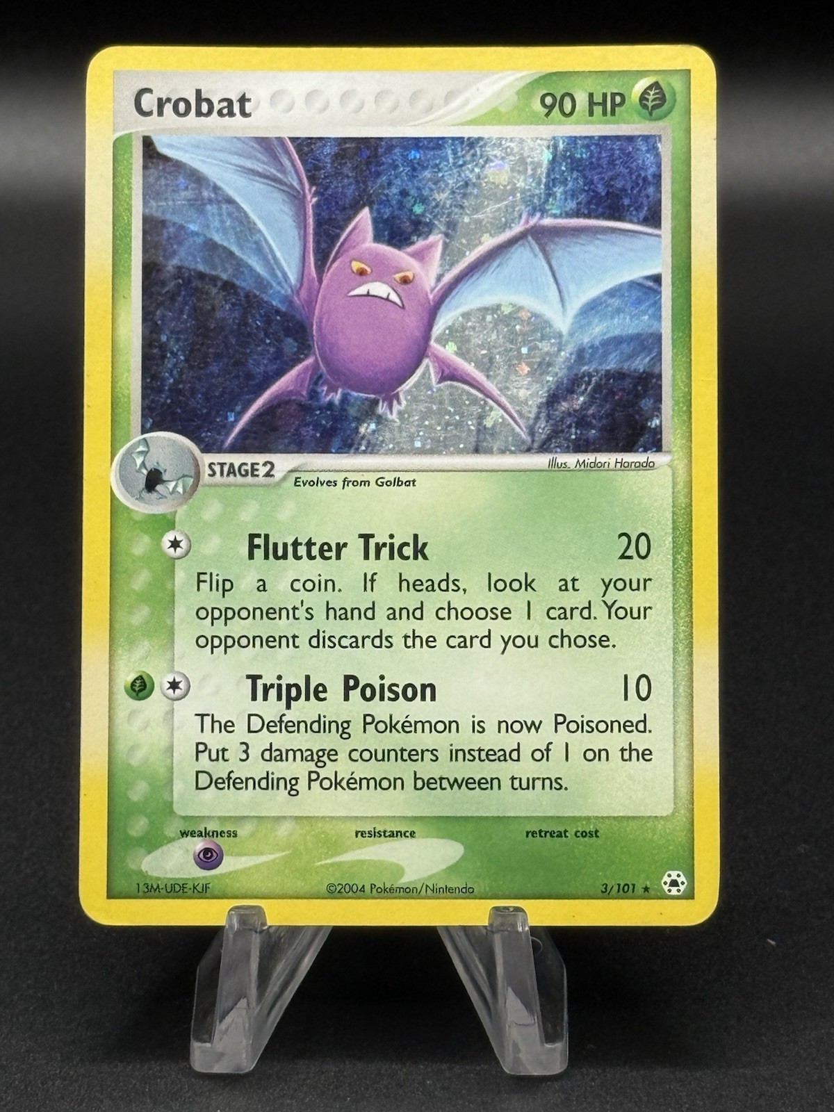 Crobat 3/101 Hidden Legends Holo