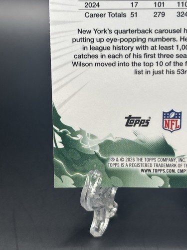 2025 Topps Resurgence #77 Garrett Wilson Bronze Surge /375 - New York Jets - Afbeelding 10 van 10