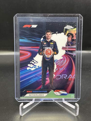 Max Verstappen #NN-1 2025 Topps Chrome Formula 1 Neon Nations card