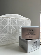 Dior Skincare Capture Day Cream Night Cream Limited Edition Pouch 352 value