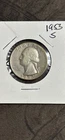1953s Washington Silver Quarter Repunched Mint Mark