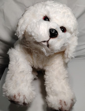 Vintage Toys "R" Us Animal Alley 10" Cute White Puppy Dog Plush 2000 New w/tag