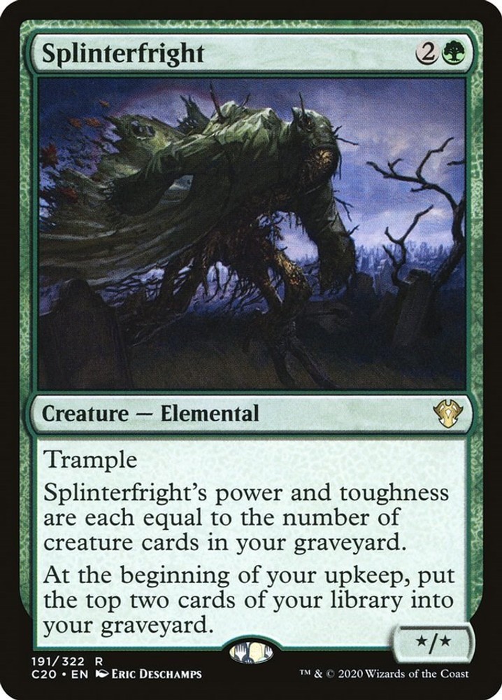 Splinterfright Commander 2020 LP MTG