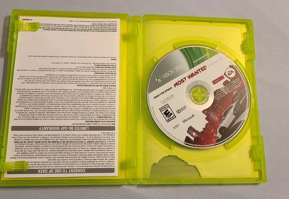 Need For Speed Most Wanted 2012 Platinum Hits - Microsoft Xbox 360 Authentic - Image 3 of 4