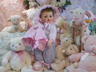HORSMAN 23''  Vinyl Baby Doll Adorable Outfit Big Green Eyes 1950's/1960's Era