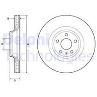 Delphi 2X Bremsscheibe Vorne Ø347 Mm BelüFtet FüR Audi A6 Allroad 4FH C6 3.0