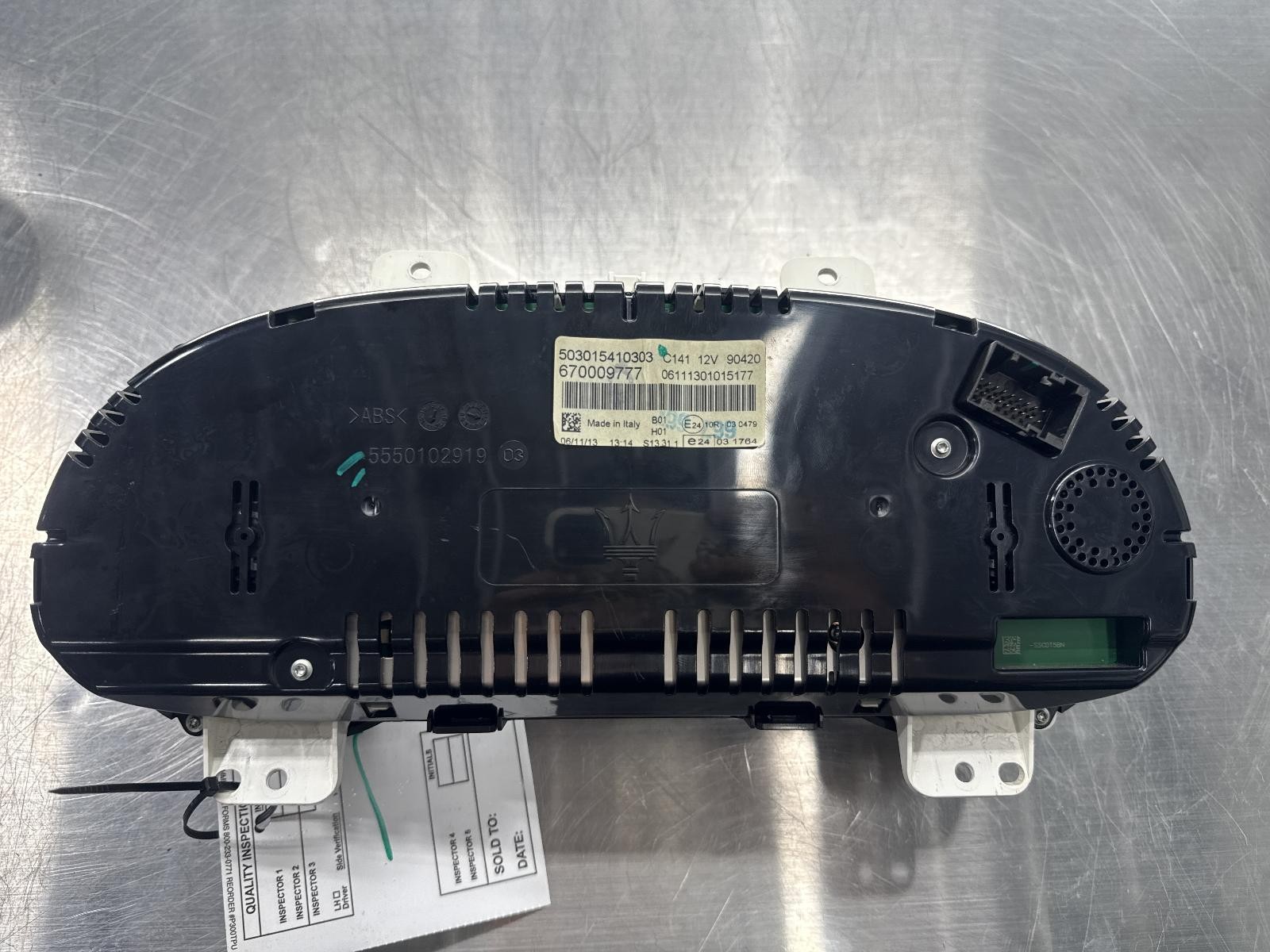 Maserati Ghibli 2014 Instrument cluster P/N 5550102919