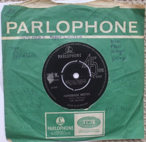 The Beatles - Paperback Writer / Rain - VG+ 45 - LOW BUY IT NOW