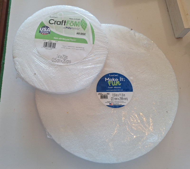 2 NEW Styrofoam Disc Arranger Styrofoam Forms