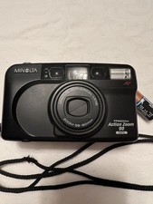 Minolta Freedom Action Zoom 90 Date - Point Shoot 35mm Film Camera No Battery