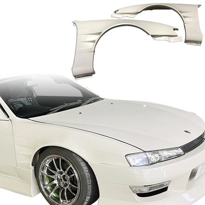 ModeloDrive FRP ORI t3 45mm Fenders (front) (S14) for 240SX Nissan 97-98 modelo