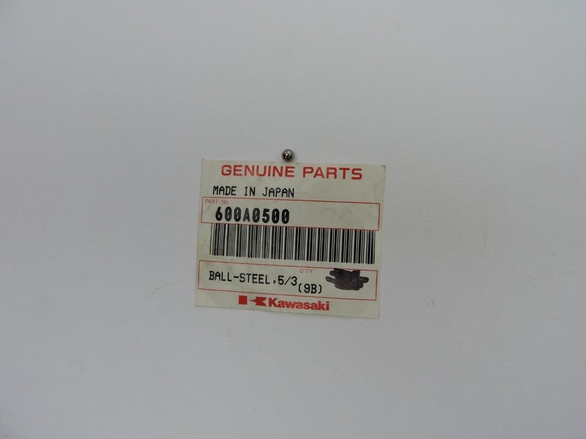 600A0500 NOS Kawasaki Ball Steel 5/3 F6 F7 S3 ZX750 ZX900 VN1500