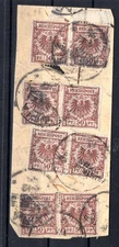 Samoa VORLÄUFER V50 Per 8 On Stamp Piece 500EUR (DA3427)
