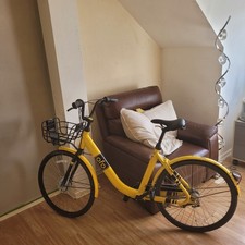 Steel Framed Yellow Ofo Bike 3 x Gears 26 Wheels, Excellent Condition