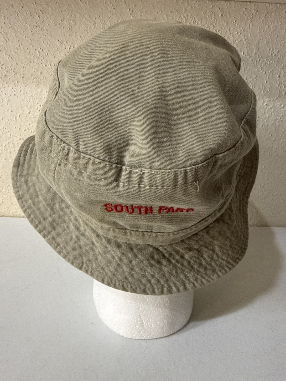 RARE Vintage 90s South Park “Dead Kenny” Embroidered Bucket Hat Sz LARGE 1998 image 4