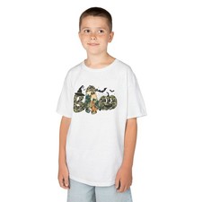 Kids Halloween Camo Tee, Spooky Shirt, Trick-or-Treat Clothing, ...