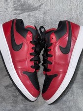 Nike Air Jordan 1 Low GS Shoes Size 5Y Reverse Bred Youth 553560-605