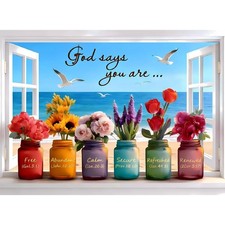 Diamond Painting Art Kits, Flowers DIY Diamond Art Home Decor DP04258