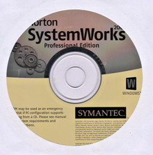 Symantec Norton SystemWorks 2001 Utilities Suite CD-ROM Windows 95 98 Me NT 2000