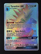 Pokémon Tyranitar GX 223/214 Sm-Lost Thunder Secret Rainbow Holo Rare (NM)