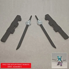 For NEWAGE NA H74 CHO Weapon Upgrade Kit 3D DIY Double Knife Accessories