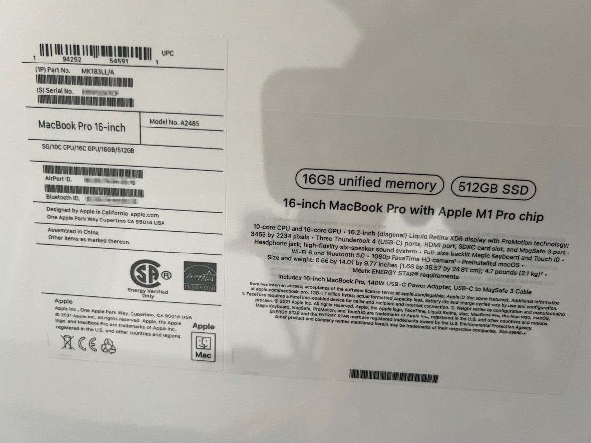 Apple MacBook Pro 16