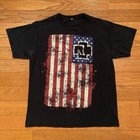 RAMMSTEIN American Flag T Shirt Size M - WE'RE ALL LIVING IN AMERIKA Band Tee