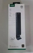Ugreen 5-in-1 4K HDMI USB-C Hub Laptop Adapter Stand Black NEW