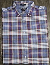 Mens Daniel Cremieux Classics Long Sleeve Plaid Button Up Shirt Size Large