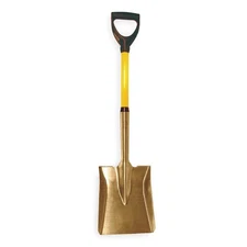 AMPCO S-84FG Square Shovel,22 In Handle,9x11In Blade 2VJ17